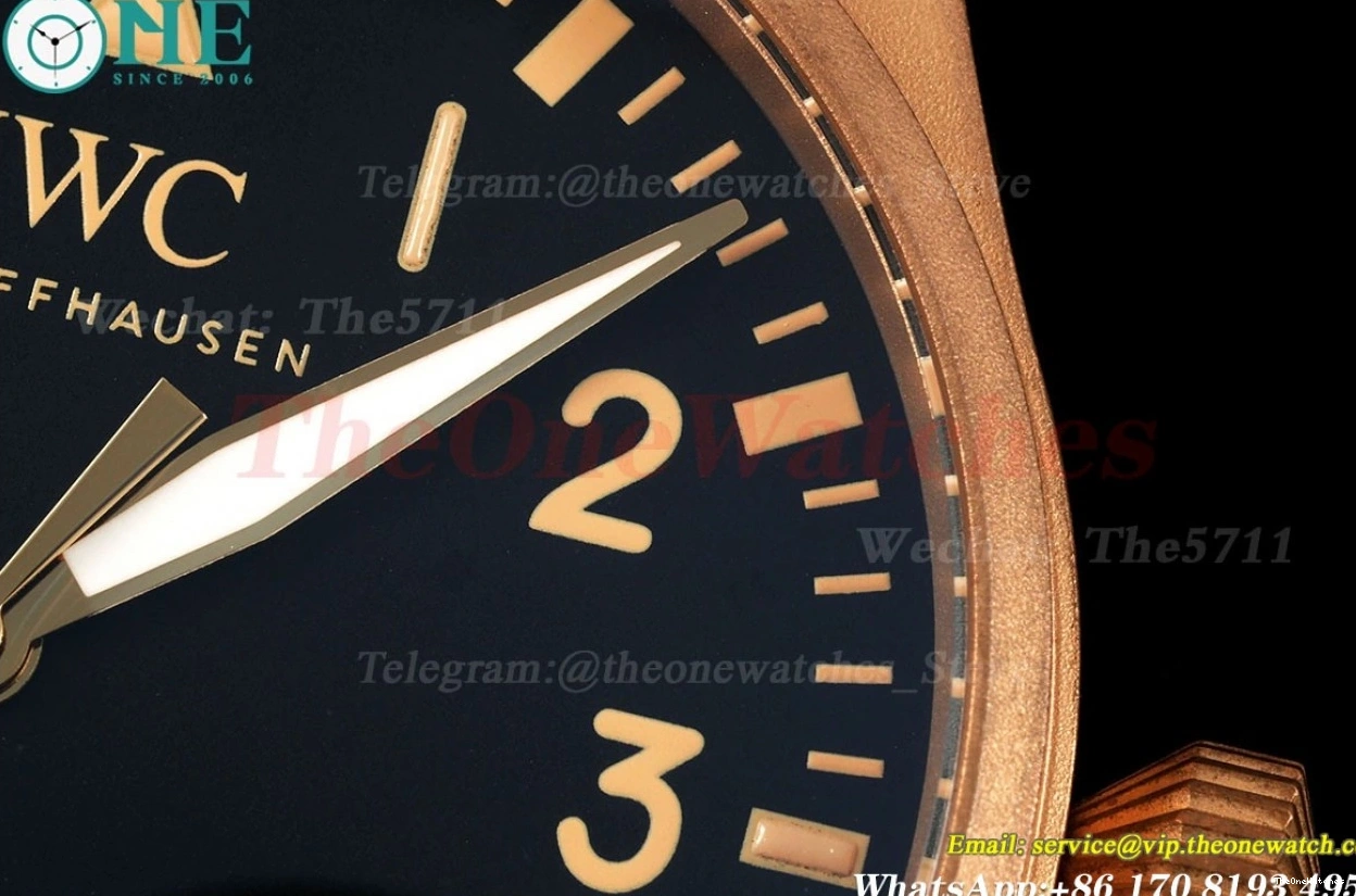 Dial LE Big Black Pilot Spitfire 8N24 'Mr Bronze Porter' M+ 43mm 0405